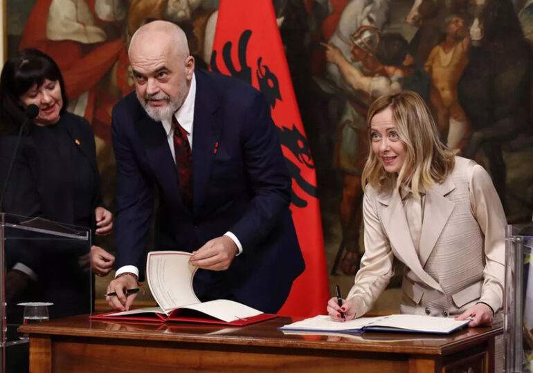 Accord migratoire Italie-Albanie : l’ONU appelle au respect du droit international