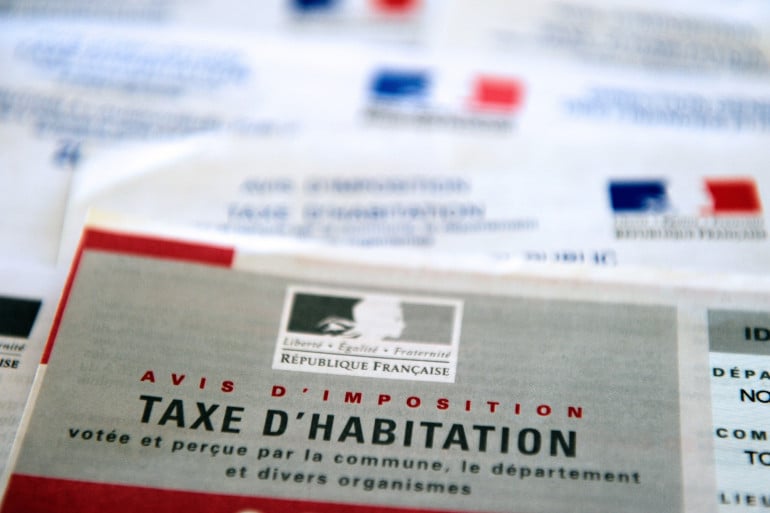 Un avis d'imposition de la taxe d'habitation