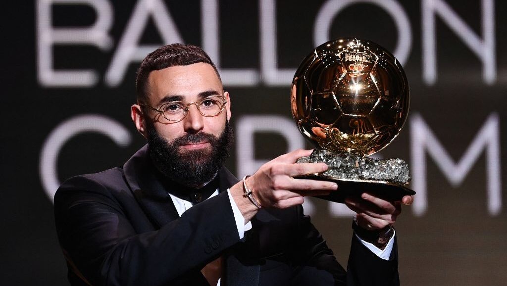 Karim Benzema sacré avec un Ballon d&rsquo;Or