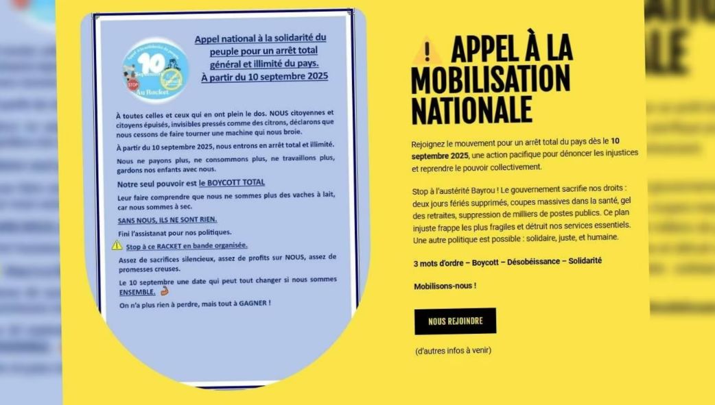10 septembre 2025 - Publication réseaux sociaux