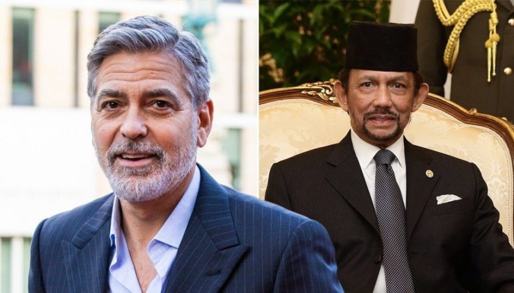 Clooney boycotte Bruneï.