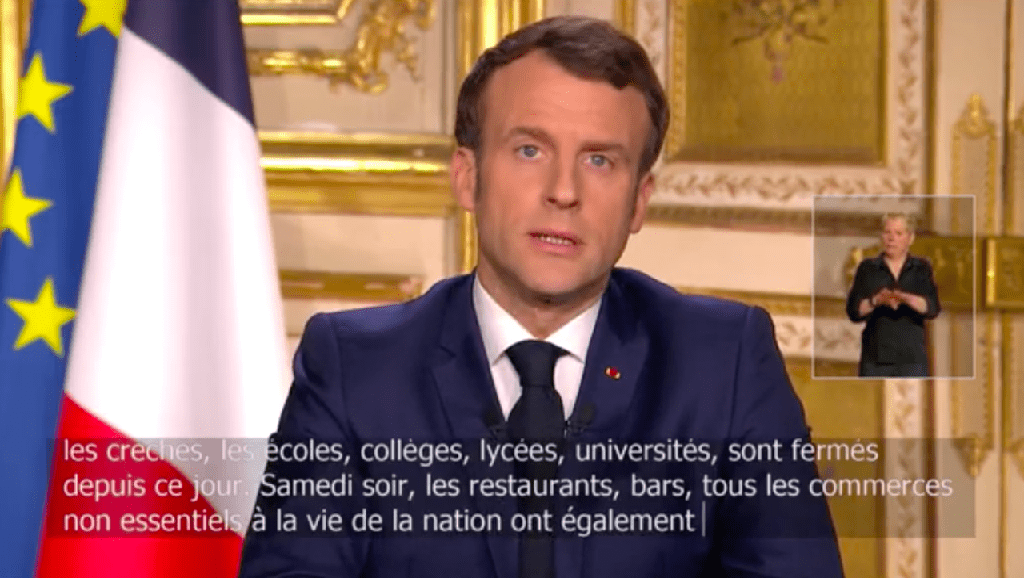 Allocution d’E. Macron : « Nous sommes en guerre » – Les Français de l’étranger ne sont pas oubliés