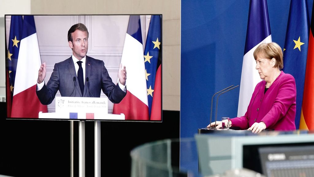 Merkel et Macron proposent un plan de relance inédit de 500 milliards d’euros