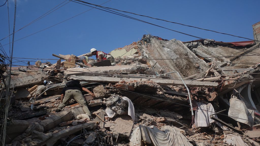 Beyrouth: la reconstruction en route