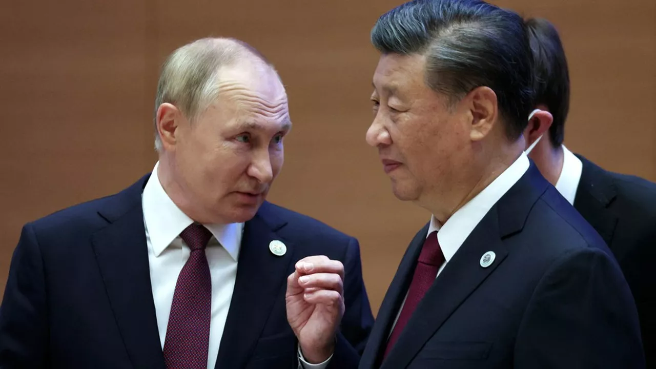 Les présidents chinois et russe ont multiplié les rencontres bilatérales lors du sommet de l'Organisation de coopération de Shanghai (OCS). ©Sergey Bobylev/Sputnik via REUTERS