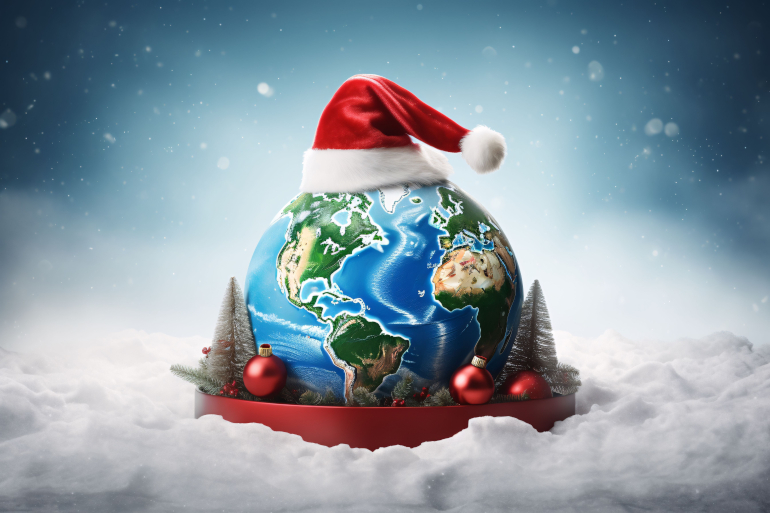 Globe terrestre Bonnet no&euml;l