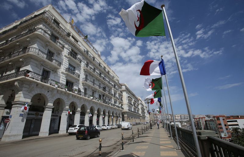 Vue de la villa Les Oliviers, la résidence de l'ambassadeur de France à Alger.©AFP