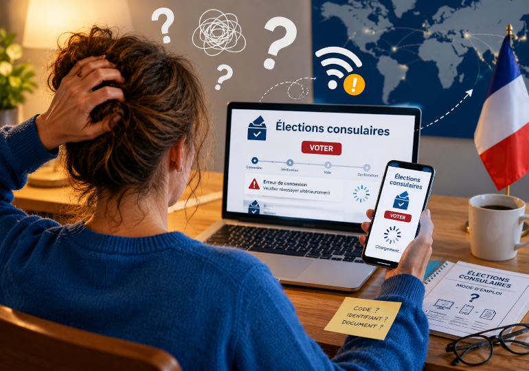 Les difficultés rencontrées pour voter par internet aux élections consulaires 2026