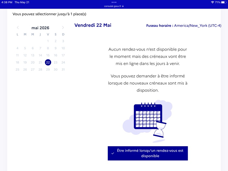Prise de RDV sur Internet - renouvellement de passeports