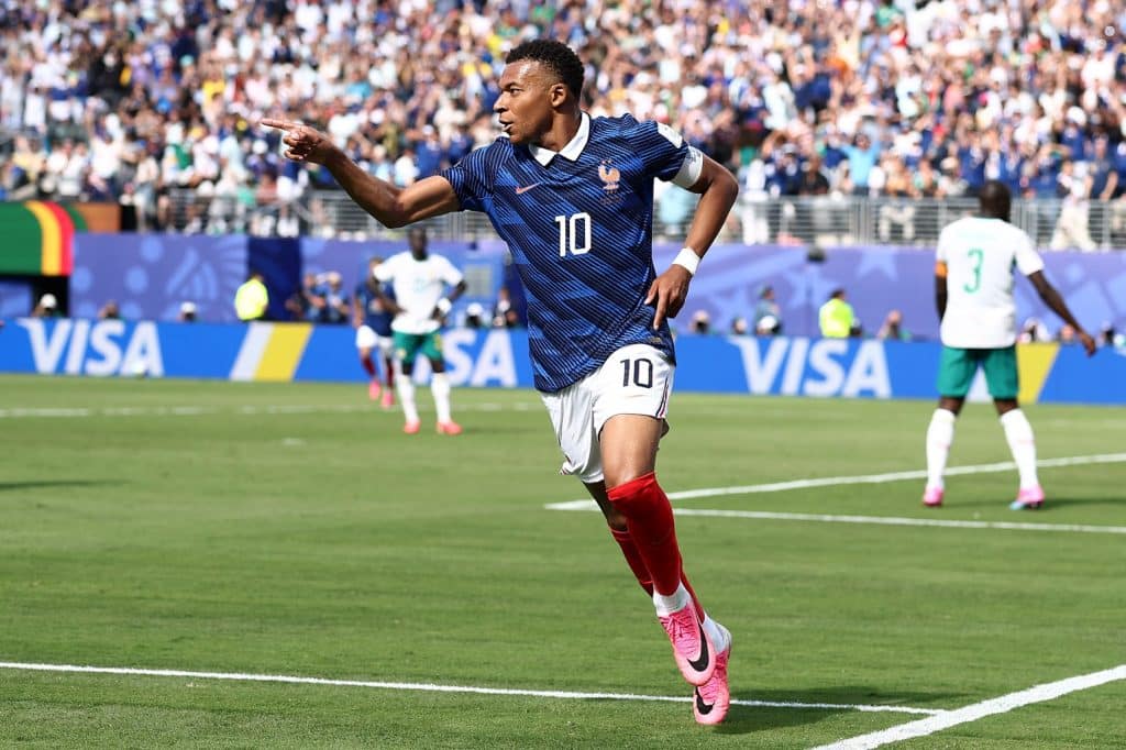Kylian Mbappé pendant le match face au Sénégal ©AFP