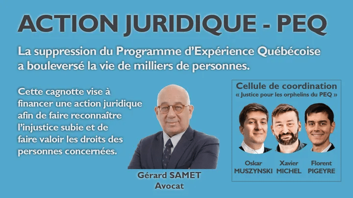 Action juridique PEQ