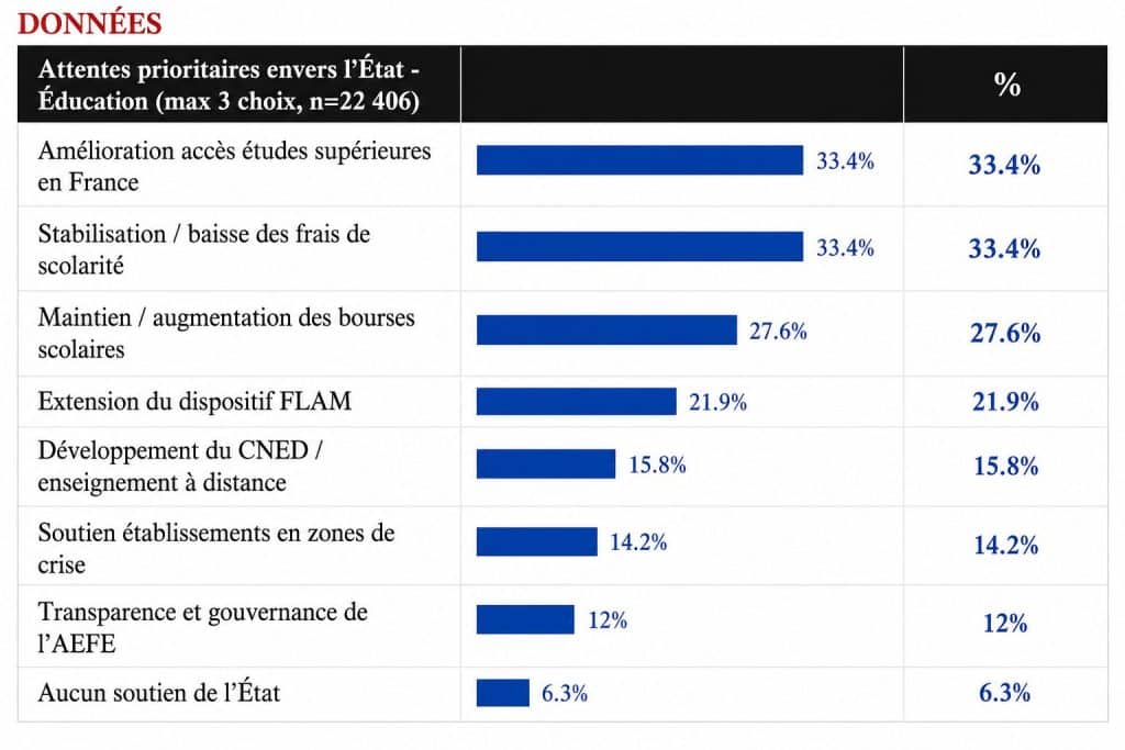 Les attentes des expatriés sur l'enseignement français à létranger - Baromètre Français du Monde ADFE édition 2026
