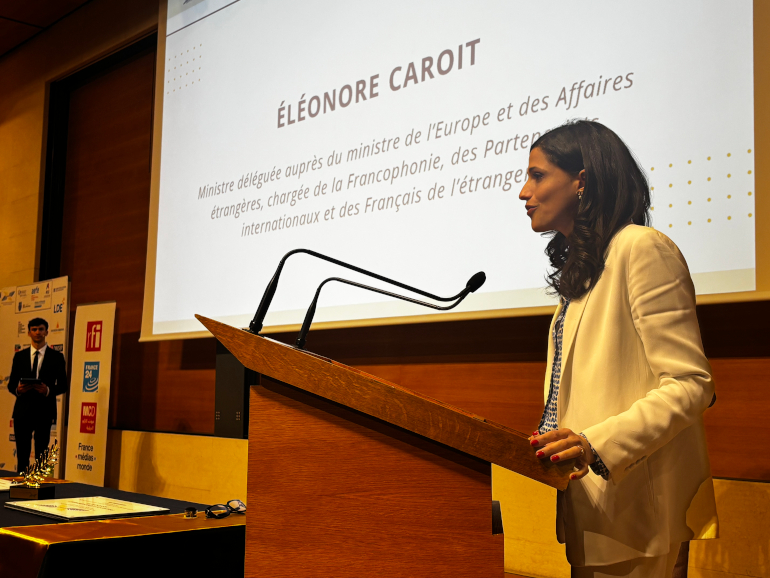 &Eacute;l&eacute;onore Caroit, ministre d&eacute;l&eacute;gu&eacute;e charg&eacute;e de la Francophonie, des Partenariats internationaux et des Fran&ccedil;ais de l&rsquo;&eacute;tranger