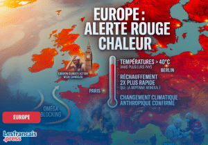 L’Europe aux premières loges du réchauffement climatique