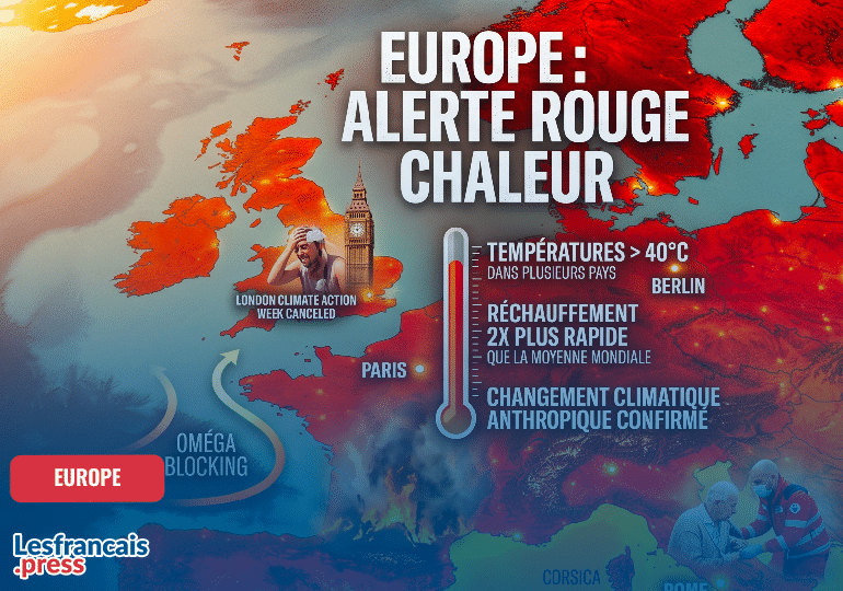 L’Europe aux premières loges du réchauffement climatique