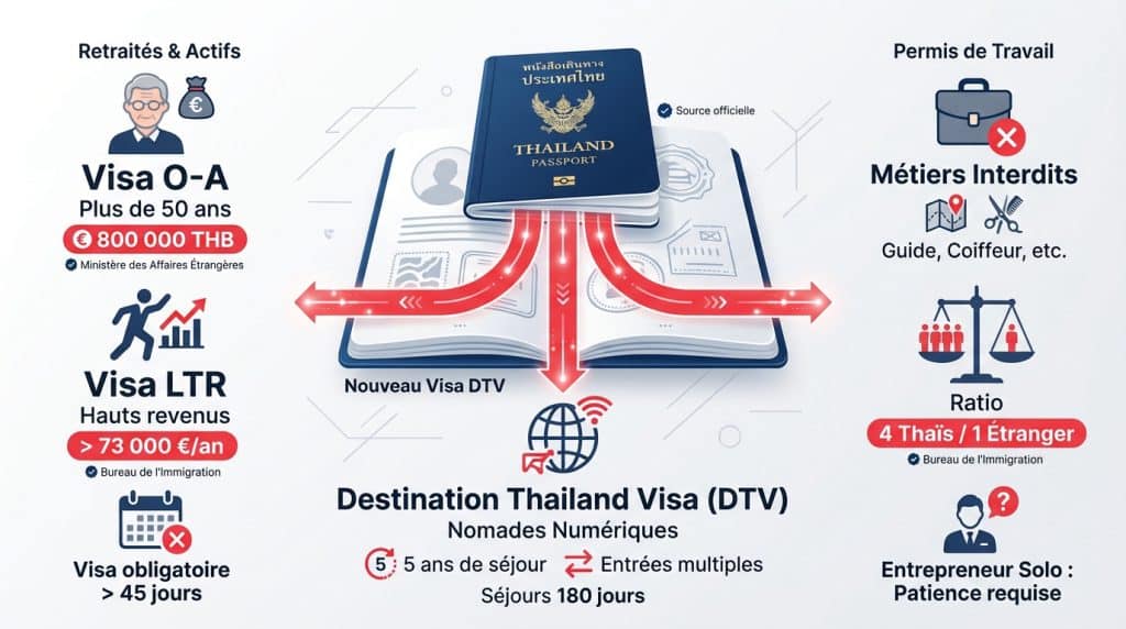 Destination Tha&iuml;lande visa