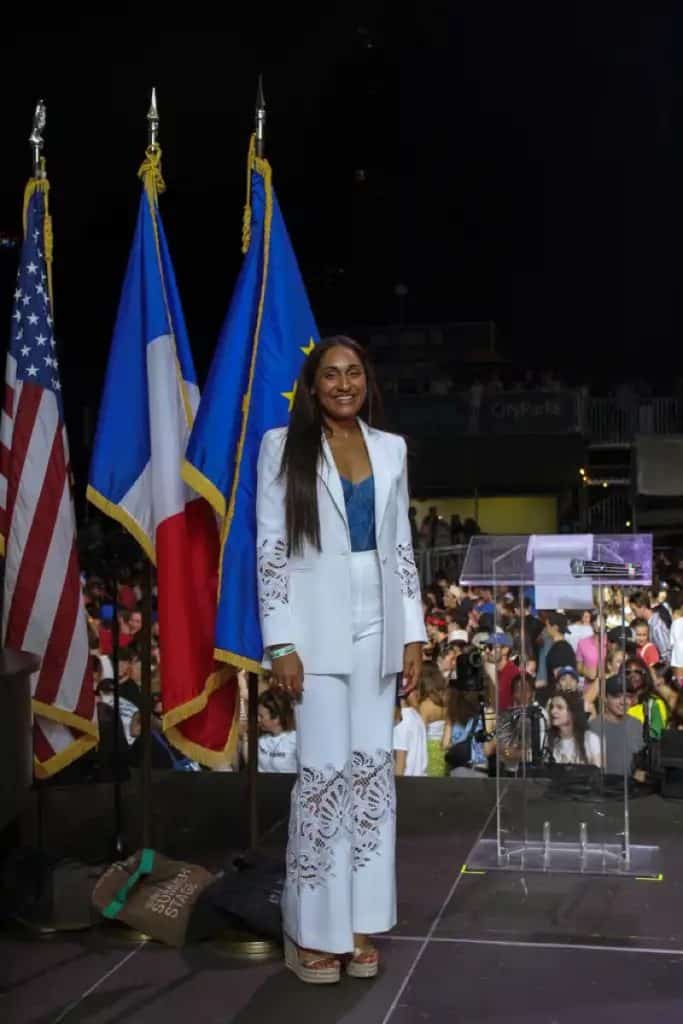 Ingrid Jean-Baptiste lors du Bastille Day 2025 &agrave; New York &copy; Consulat g&eacute;n&eacute;ral de France &agrave; New York