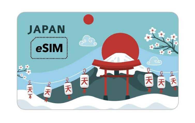 Japon eSIM, Image d'illustration