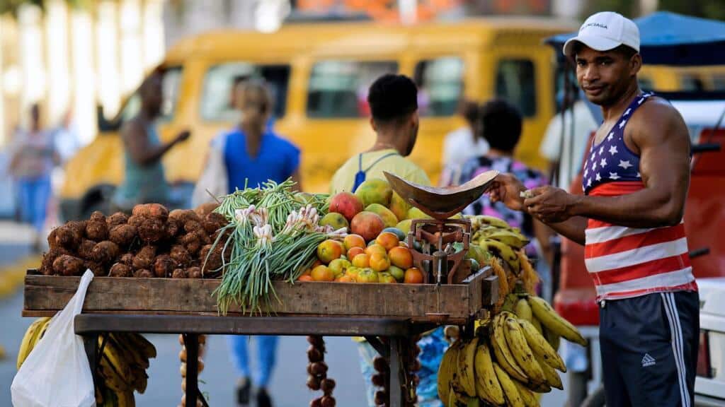 March&eacute;s locaux &agrave; Cuba