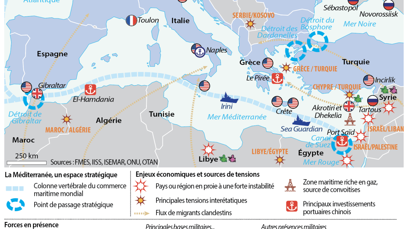 M&eacute;diterrann&eacute;e, un espace strat&eacute;gique