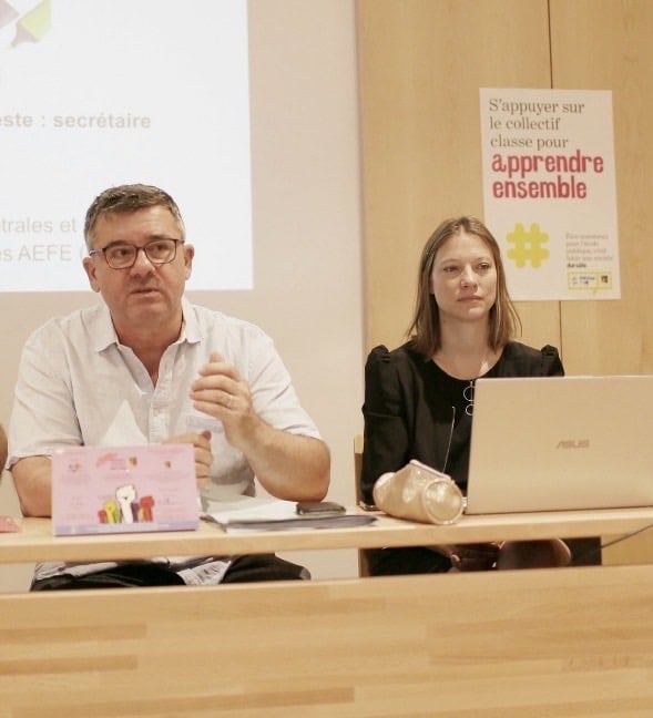 Patrick Soldat et Cl&eacute;mence Chaudin