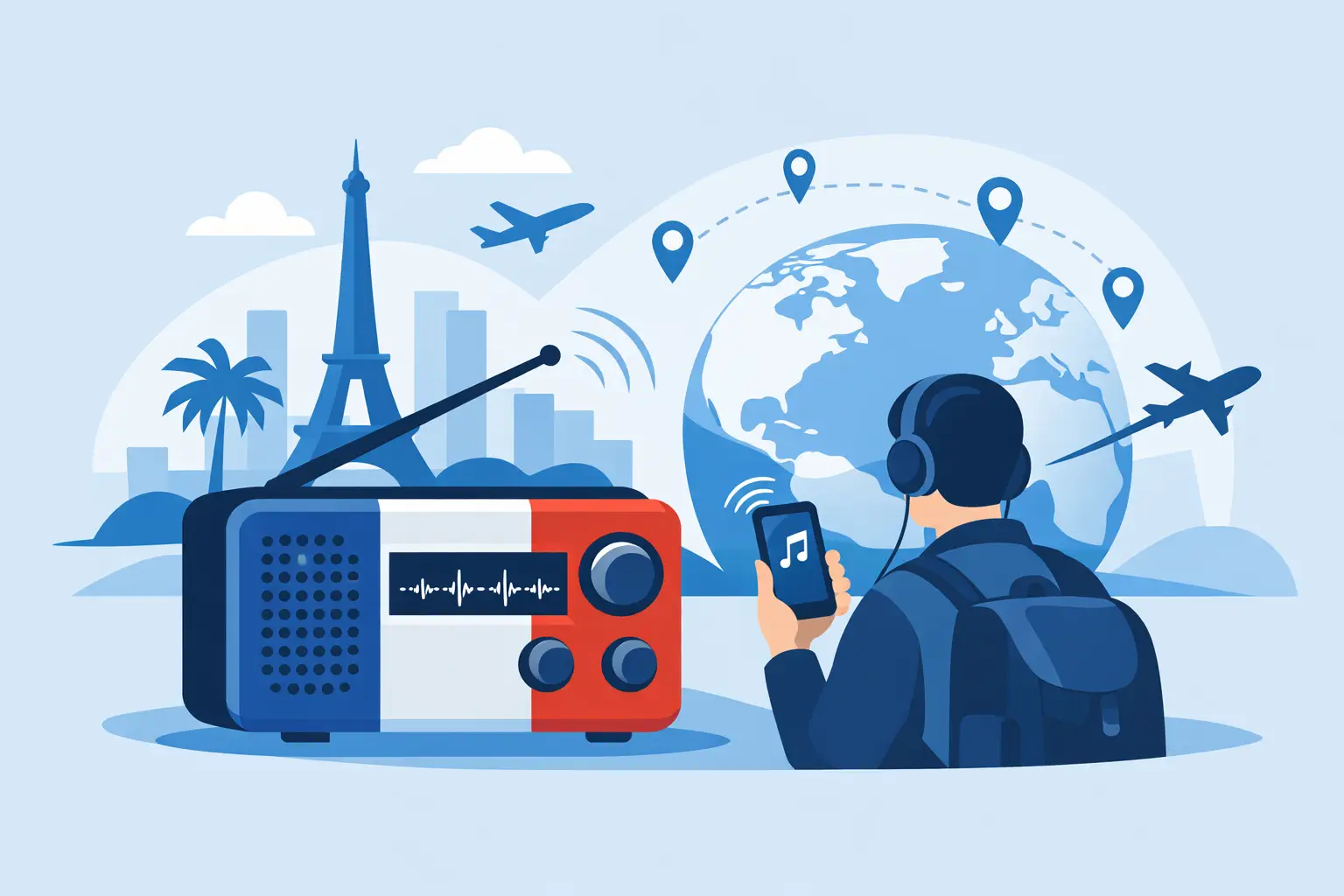 Radio française en direct à l’étranger