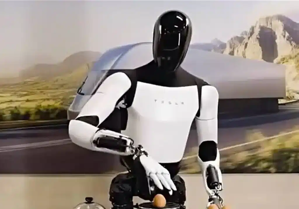 Un robot Tesla
