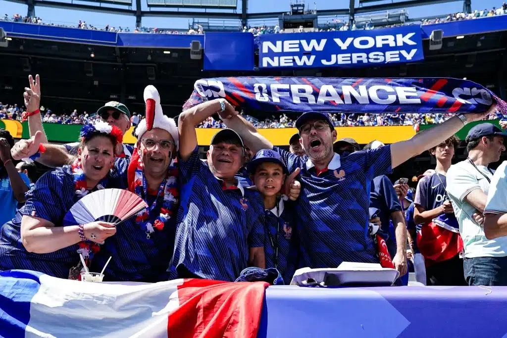 Supporter des bleus &agrave; New York