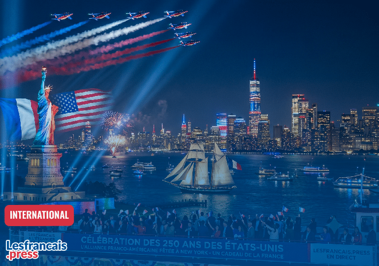 Les USA aux 250 ans, la France, le plus vieil allié de la première puissance mondiale, a largement participté à ces célébrations.