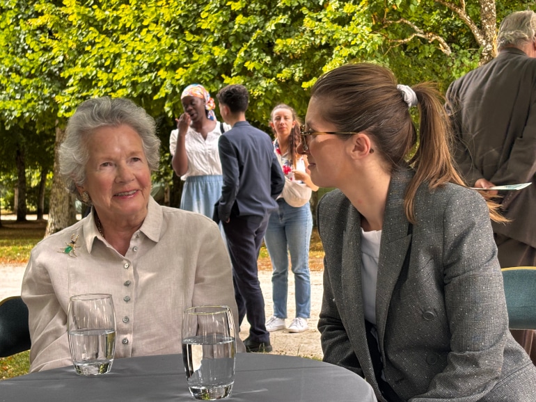 Anne Aymone Giscard et Aurore Berg&eacute;