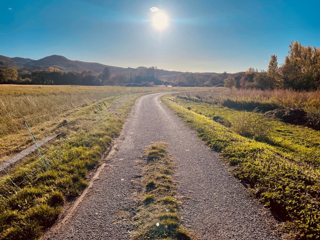 Chemin &agrave; La Roque d'Anth&eacute;ron, Voie verte La Durance &agrave; v&eacute;lo