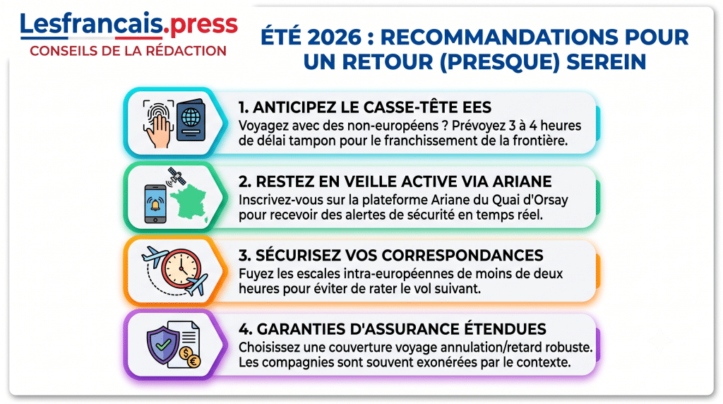 Eté 2026 : Recommandations pour un retour (presque) serein