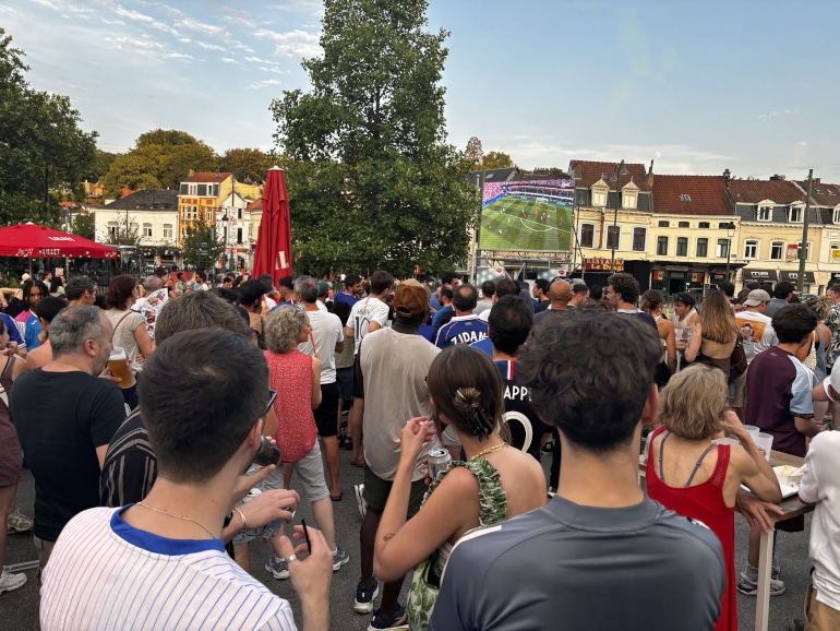 Fan Zone des bleus organisée par nos compatriotes hors de France
