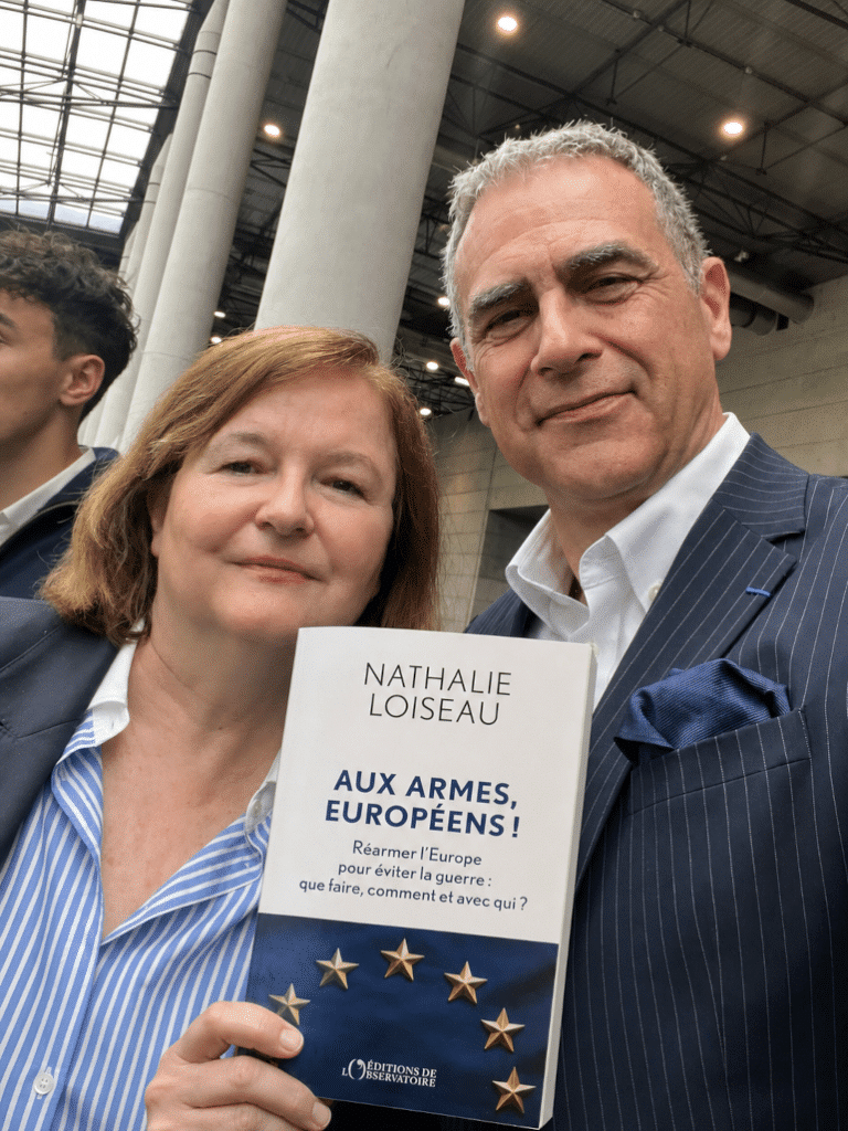 Gilles Roux avec Nathalie Loiseau, d&eacute;put&eacute;e europ&eacute;enne et ancienne ministre