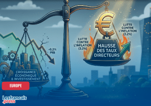 La hausse des taux directeurs par la Banque centrale européenne
