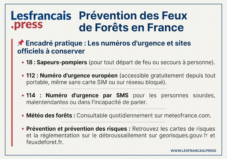 Pr&eacute;vention des Feux de For&ecirc;ts en France