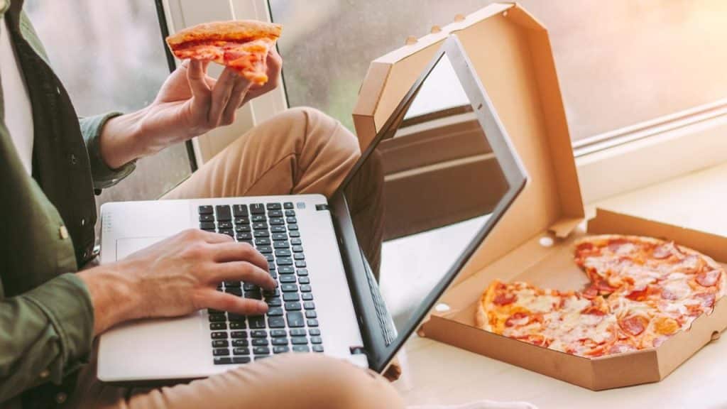 Image d'illustration : Pizza, déjeuner en télétravail