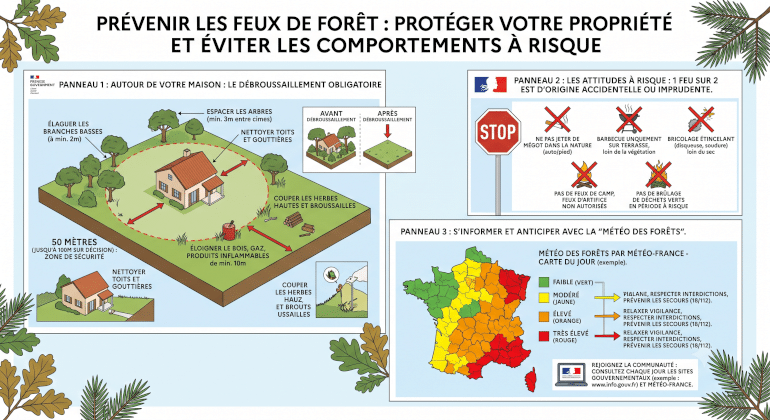 Pr&eacute;venir les feux de for&ecirc;t : Prot&eacute;ger votre propri&eacute;t&eacute; et &eacute;viter les comportements &agrave; risque