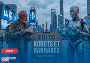 Alors les humains deviennent les barbares, ceux qui ne parlent pas le langage civilisé. Les robots vont-ils civiliser les hommes ?
