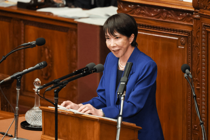 le Premier ministre Takaichi Sanae