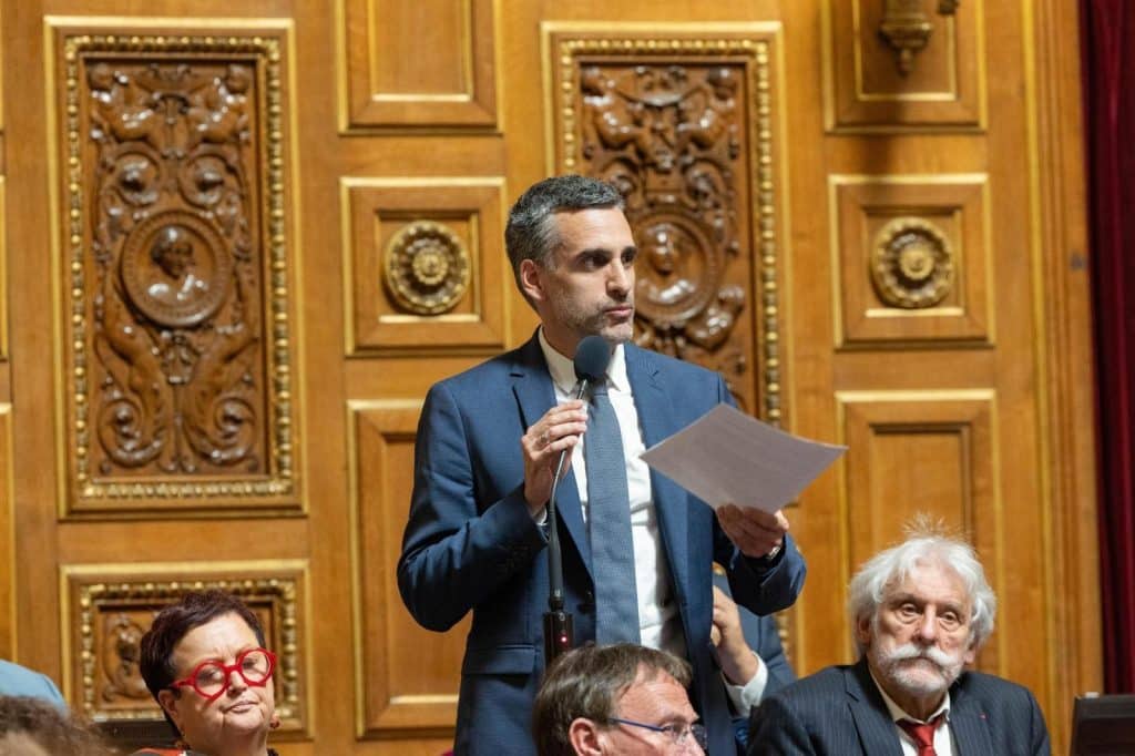Yan Chantrel, Sénateur des Français de l'étranger en séance plénière du Sénat