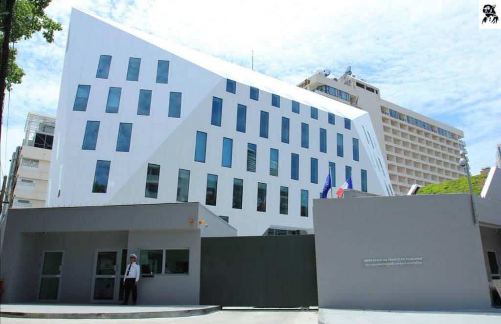 Ambassade de France &agrave; Bangkok &copy;AFP