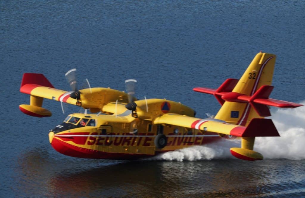 Un Canadair de la Sécurité civile