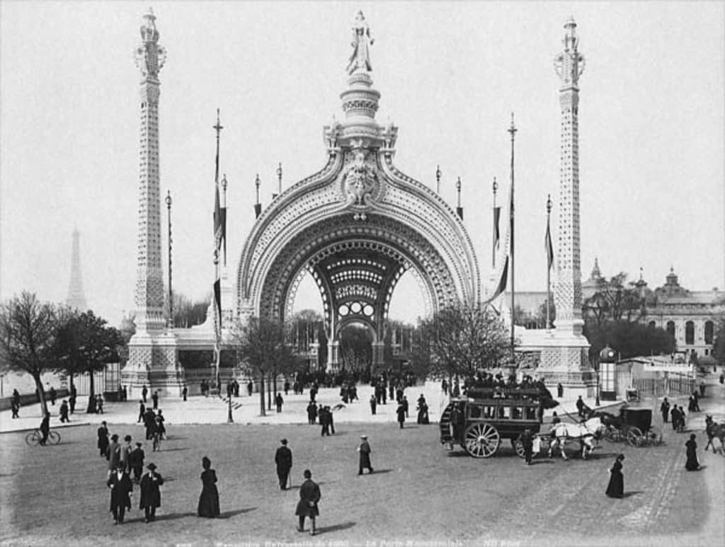 L&rsquo;entr&eacute;e de l&rsquo;Exposition universelle de Paris en 1900