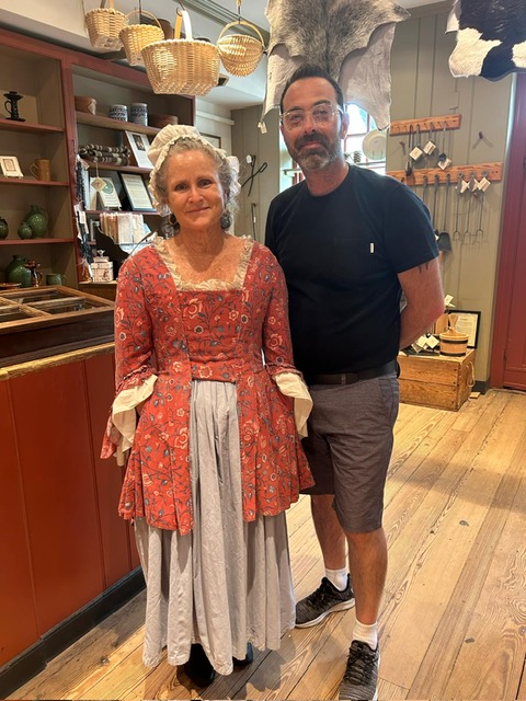 Pour Jacques, la photo qui symbolise son voyage aux États-Unis est celle prise à Williamsburg, Virginia