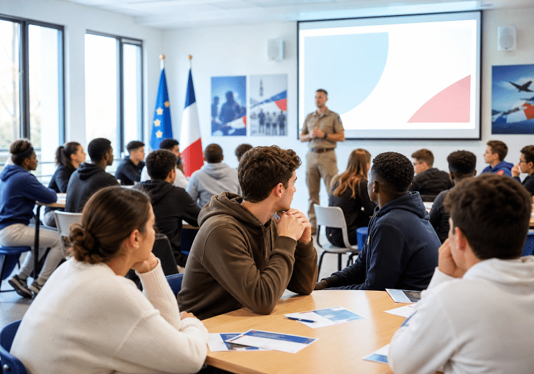 Jeunes Françaises et Français à la JDC image d'illustration