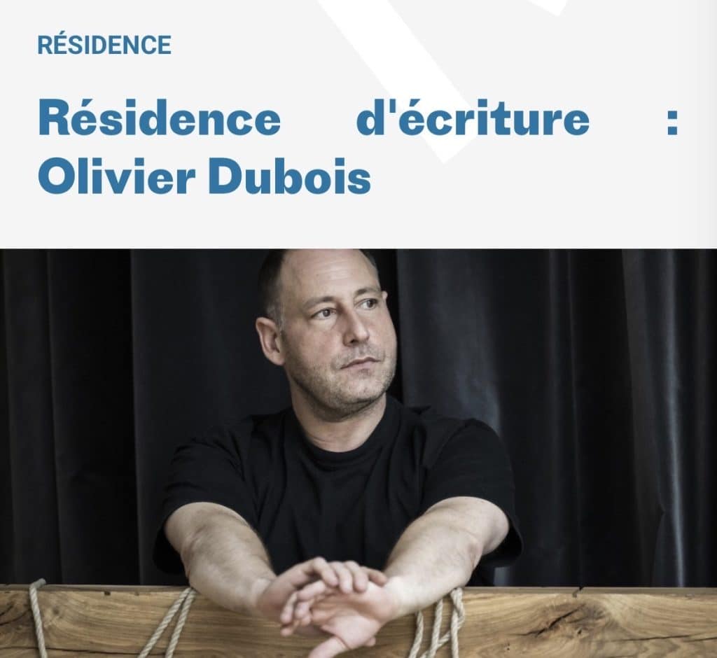 Le chor&eacute;graphe Olivier Dubois en r&eacute;sidence d'&eacute;criture &agrave; Tanger