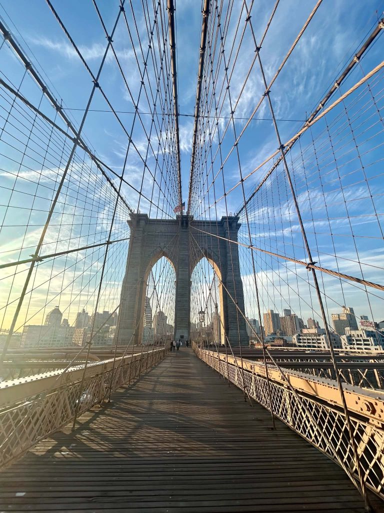 Pour Delphine la photo qui symbolise son voyage aux États-Unis, le Pont de Brooklyn