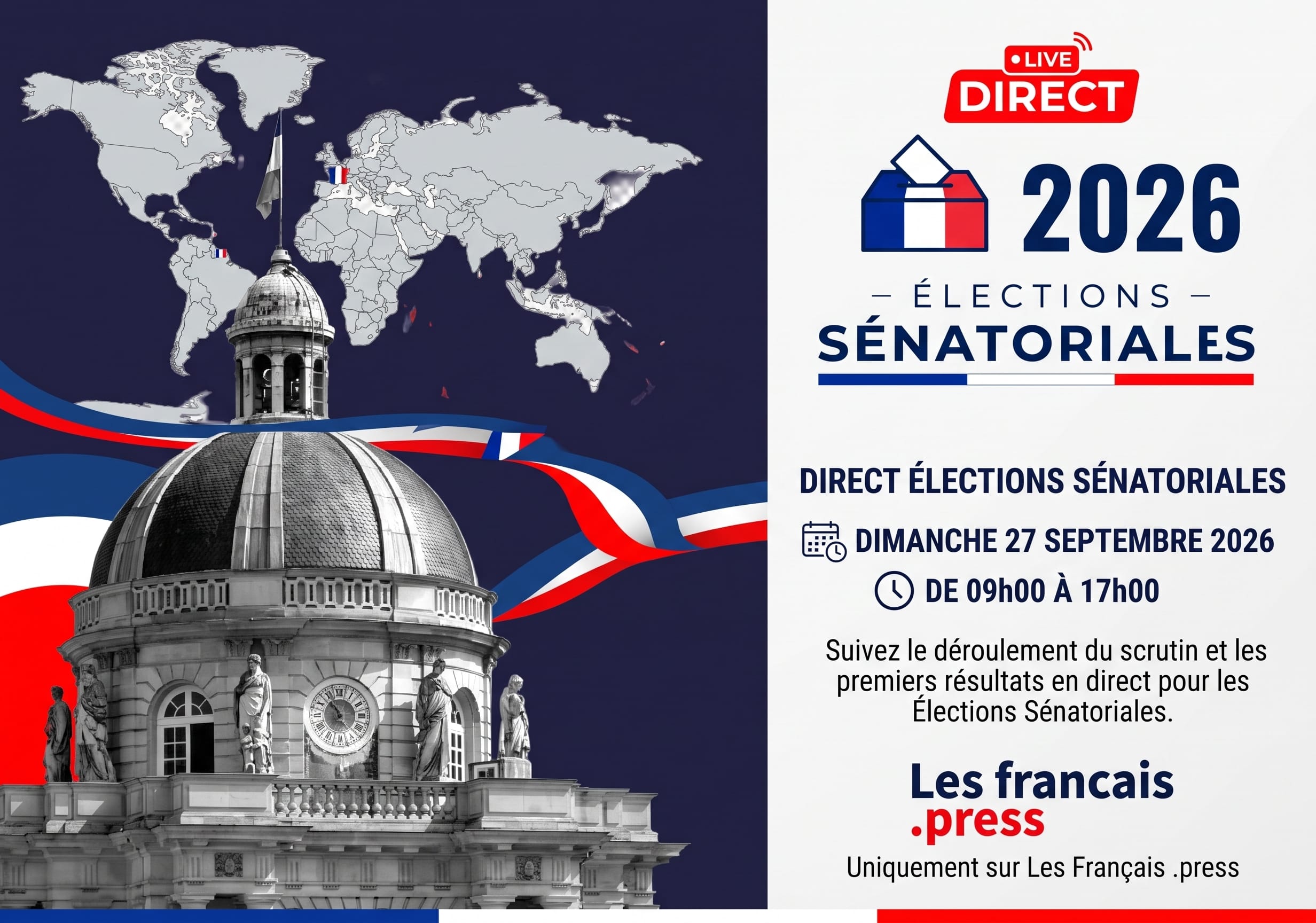 Suivez le direct des Sénatoriales 2026 – Qui seront les 6 nouveaux sénateurs des Français de l’étranger