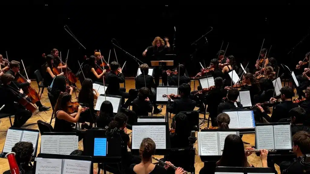 L'orchestre en oeuvre à Lisbonne